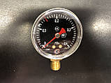 Манометр ацетиленовий 0,4 МПа (4 Атм, кгс/см2) Ф50 мм М12х1,5 з радіальним штуцером (виробництво Китай), фото 7