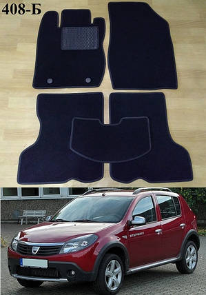 Ворсові килимки на Dacia Sandero Stepway '08-12, фото 1