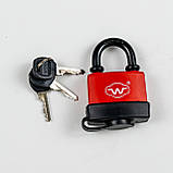 Замок навісний в гумі KEDR HG 376 63мм, фото 2