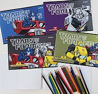 Альбом для рисования А4 Transformers 12 листов 100 г скоба TF21-241 Kite Германия