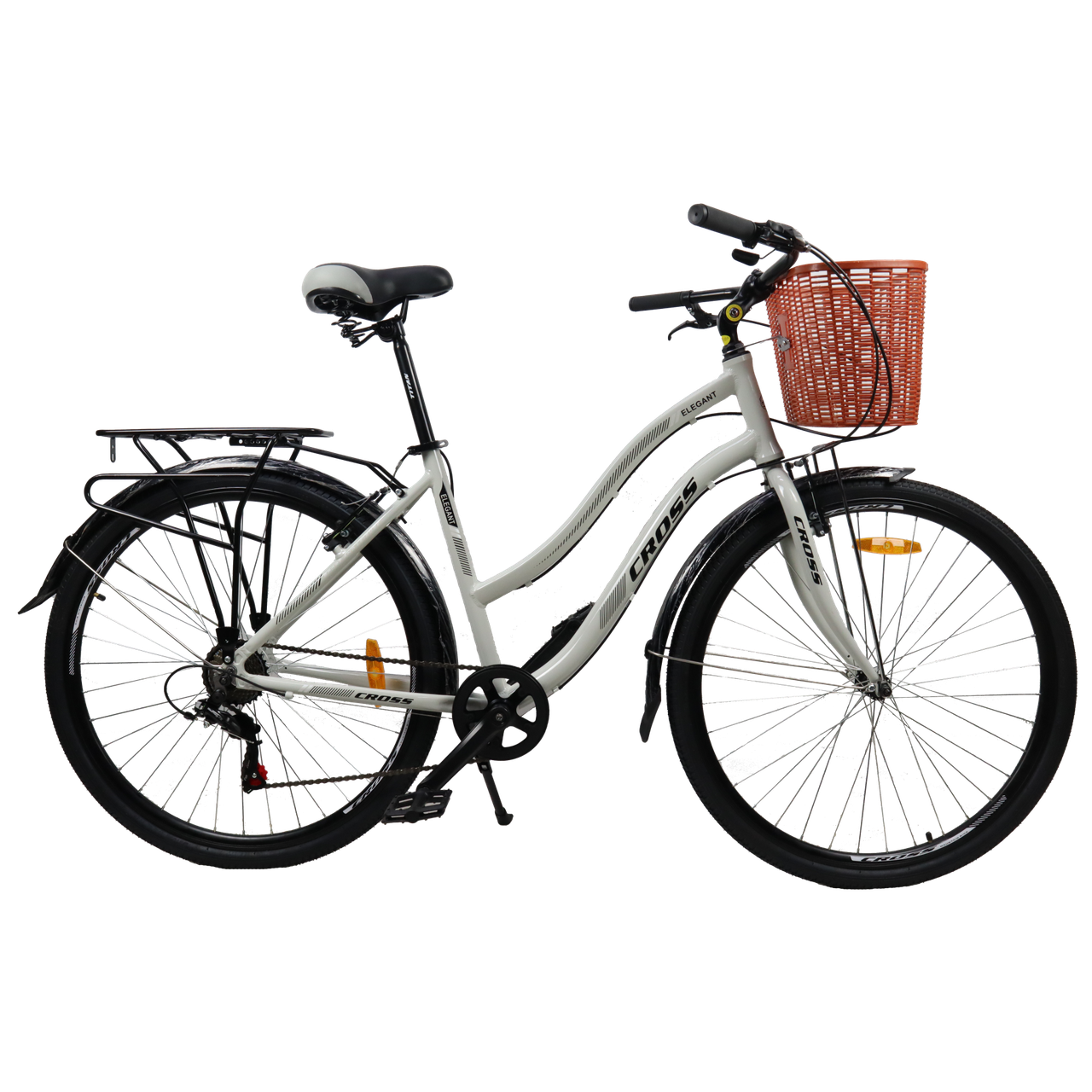 Велосипед Cross 28" Elegant 2022 Рама-18" Сірий