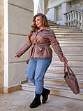 Женская куртка с сумкой , ткань  : плащёвка стёганная , синтепон 150 , на подкладке, с карманами РИ-2331, фото 8