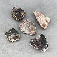 Камень натуральный необработанный Обсидиан цена за 1 шт (~25 мм) вес 15-30 г