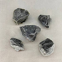 Камінь натуральний необроблений чорний Обсидіан ціна за 1 шт (~20 мм) вага 5-10 г+-
