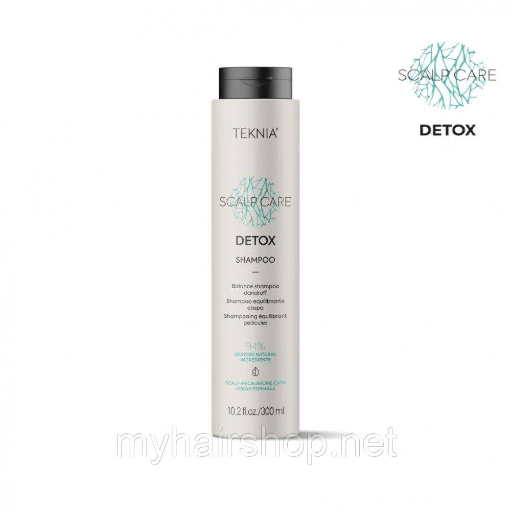 Міцелярний шампунь проти сухої та жирної лупи Lakme Teknia Scalp Care Detox Shampoo 300 мл