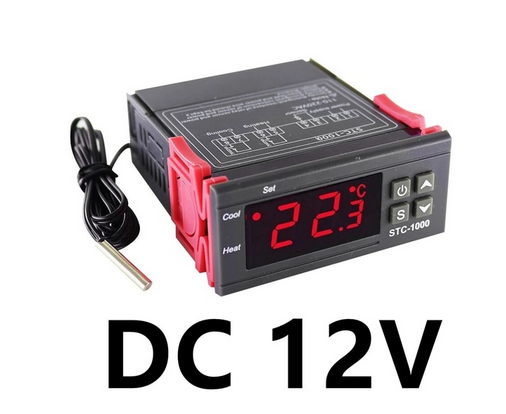 Контролер температури терморегулятор STC-1000 12В 10А термореле