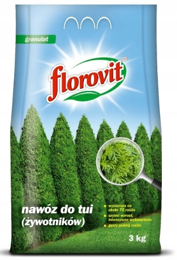 FLOROVIT для туй та хвойних рослин 3кг Флоровіт, фото 1