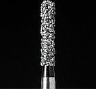 Діамантовий бір SF-21SC. Фісурний з плоским кінцем (ISO 110/016), чорний, Mani.Оригінал., фото 2