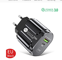 Устройство Quick Charge 3.0+Type C 20W Model:13-A2C2