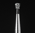 Діамантовий бір SI-46SC. Зворотний конус (ISO 010/015), чорний, Mani.Оригінал., фото 2