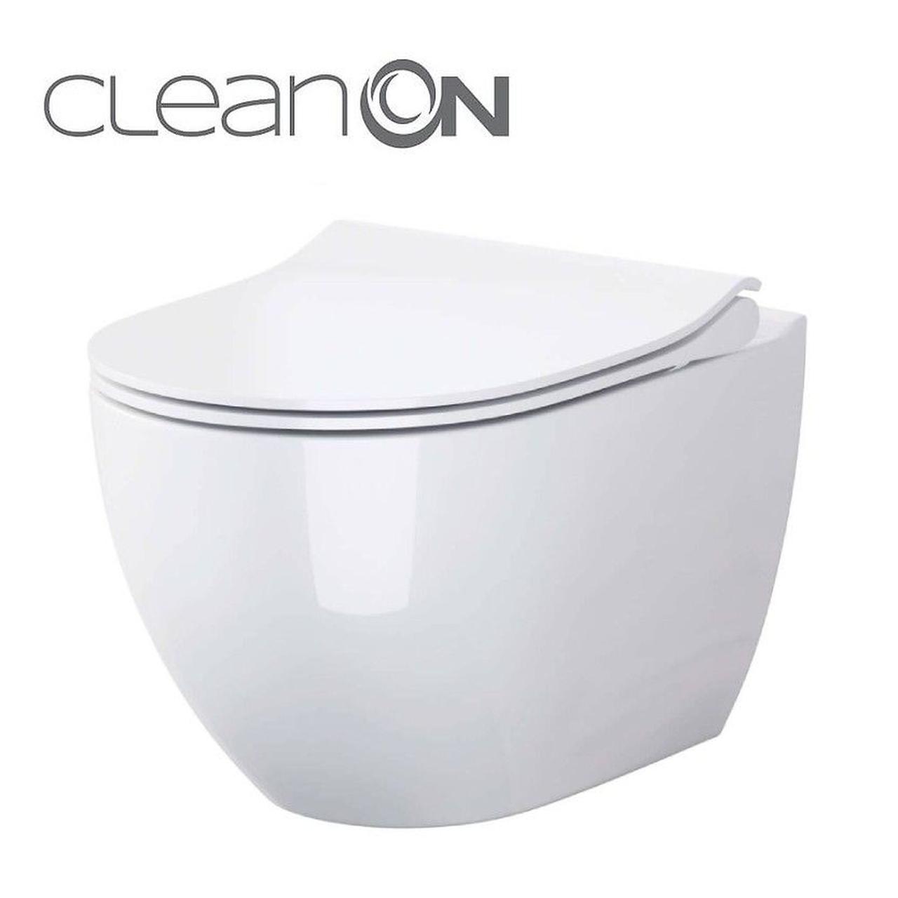 CET В246 ZEN CLEAN ON підвісний з кришкою дюропласт ліфт SLIM PL (000021982), фото 1