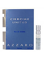 Оригинал Пробник Azzaro Chrome 1.5 ml Виала ( Аззаро хром ) туалетная вода