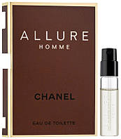 Оригинал Пробник Chanel Allure Homme 1,5 ml виала ( Шанель Аллюр ) туалетная вода