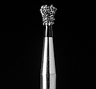 Діамантовий бір SI-47SC. Зворотний конус (ISO 010/017), чорний, Mani.Оригінал., фото 2