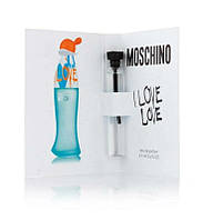 Оригинал Пробник Moschino I Love Love 1,5 ml виала ( Москино ай лав лав ) туалетная вода