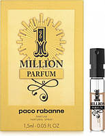 Оригинал Пробник Paco Rabanne 1 Million Parfum 1,5 ml виала ( Пако Рабан 1 миллион ) Духи