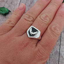 Кільце перстень печатка Орел