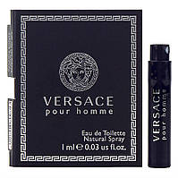 Оригинал Пробник Versace Pour Homme 1 ml виала ( Версаче пур хом ) туалетная вода