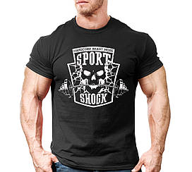 Футболка для бодібілдінгу SPORT SHOCK (різні кольори)