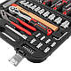 Набір інструментів (1/2 "& 1/4", 56 од, Cr-V) INTERTOOL [ET-8056], фото 5