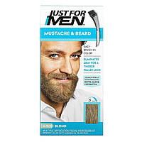 Just for Men, Mustache & Beard, Brush-In Color Gel, Blond M-10/15, 2 x 0.5 oz (14 g)