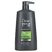 Dove, Men+Care, 2 in 1 Shampoo + Conditioner, Fresh & Clean, 25.4 fl oz (750 ml)