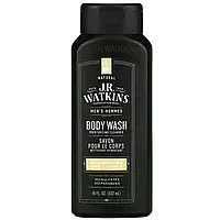 J R Watkins, Men's Body Wash, Sandalwood Vanilla, 18 fl oz (532 ml)