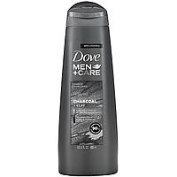 Dove, Men+Care, Shampoo, Purifying, Charcoal + Clay, 12 fl oz (355 ml)