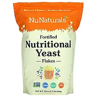 NuNaturals, Fortified Nutritional Yeast Flakes, 24 oz (680 g)