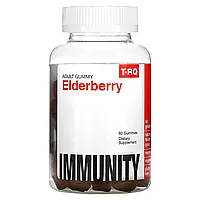 T-RQ, Adult Gummy, Elderberry, Immunity, Raspberry, 60 Gummies