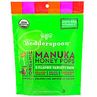 Wedderspoon, Organic Manuka Honey Pops, 3 Flavor Variety Pack, 24 Count, 4.15 oz (118 g)