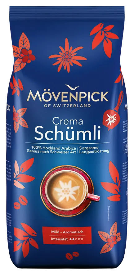 Кава в зернах Mövenpick Schumli Swiss style 1 кілограм, фото 1