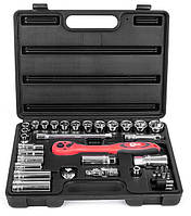 Набір інструментів (39 од 3/8" CrV) INTERTOOL [ET-6039]