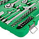 Набір інструментів (1/2" & 1/4", 82 од) INTERTOOL [ET-6082SP], фото 9