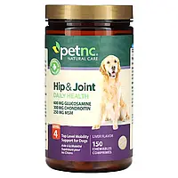 Petnc NATURAL CARE, Hip & Joint Health, Level 4, Liver Flavor, 150 Chewables