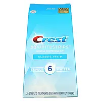 Crest, 3D Whitestrips, Dental Whitening Kit, Classic Vivid, 20 Strips