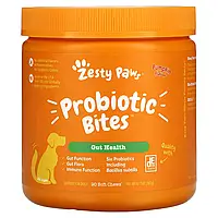 Zesty Paws, Probiotic Bites for Dogs, Digestion, All Ages, Pumpkin Flavor, 90 Soft Chews