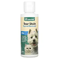 NaturVet, Tear Stain, Topical Remover Plus Aloe, For Dogs & Cats, 4 fl oz (118 ml)