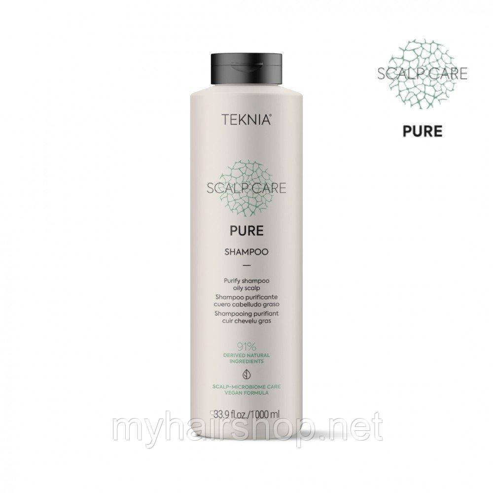 Міцелярний шампунь для жирної шкіри голови Lakme Teknia Scalp Care Pure Shampoo 300 мл
