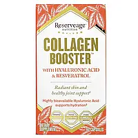 ReserveAge Nutrition, Collagen Booster with Hyaluronic Acid & Resveratrol, 60 Capsules