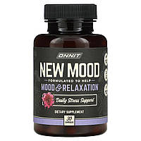 Onnit, New Mood, Mood & Relaxation, 30 Capsules