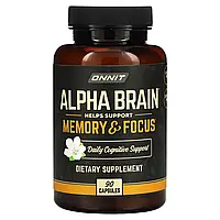 Onnit, Alpha Brain, 90 Capsules