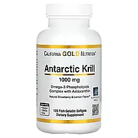 California Gold Nutrition, Жир антарктичного криля, з астаксантином, RIMFROST, зі смаком натуральних ...