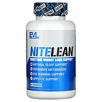 EVLution Nutrition, NiteLean, Nighttime Weight Loss Support, 30 Veggie Capsules