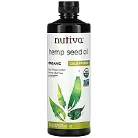 Nutiva, Organic Hemp Seed Oil, Cold Pressed, 24 fl oz (710 ml)