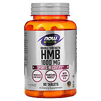 NOW Foods, Sports, HMB, Double Strength, 1,000 mg, 90 Tablets