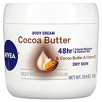 Nivea, Body Cream, Cocoa Butter, 15.5 oz (439 g)