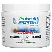 ProHealth Longevity, Micronized Trans-Resveratrol, 30 g