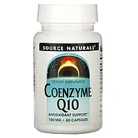 Source Naturals, Coenzyme Q10, 100 mg, 60 Capsules