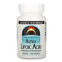 Source Naturals, Alpha Lipoic Acid, 100 mg, 120 Tablets